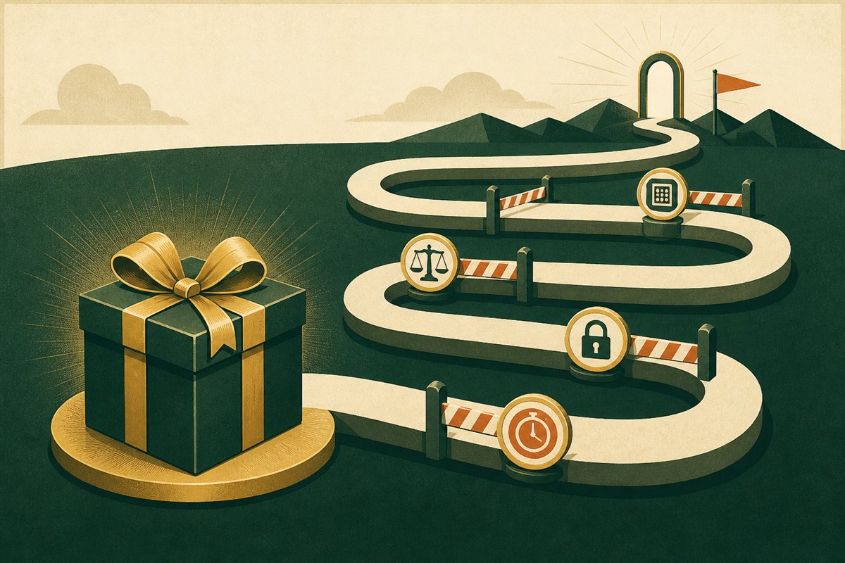 Editorial illustration for: Casino bonus wagering requirements: calculate the real commitment